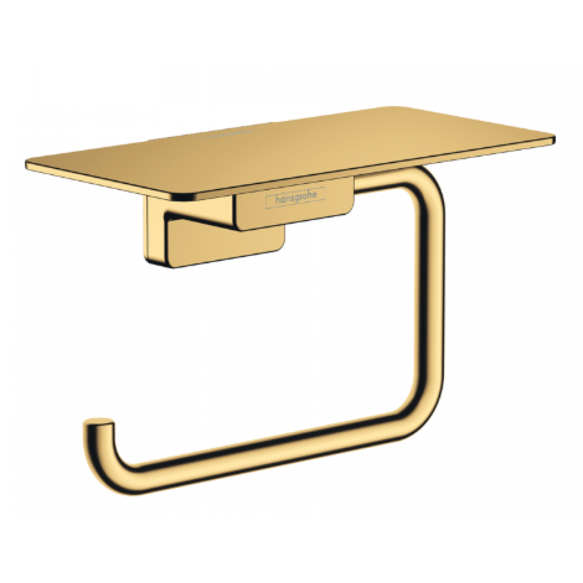 Hansgrohe AddStoris 拋光金色衛生紙架帶架 (壁掛式/隱藏式固定)